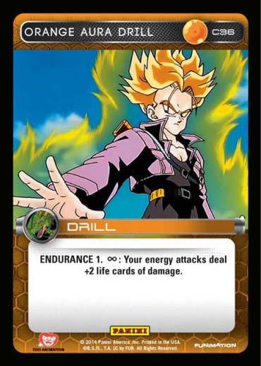 Orange Aura Drill (FOIL)